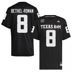 Ashton Bethel-Roman #8 Aggies Jersey | Durable Black University Football Men Stitched 52540151