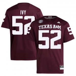 Aggies Blake Ivy #52 Maroon Jersey | Premium Stitched NCAA Football Men Apparel 61185455
