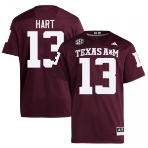 Top-Tier Brady Hart #13 Aggies Maroon Jersey | Men University Football Stitched Fan Gear 92354661