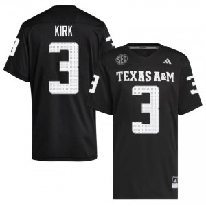Christian Kirk #3 Aggies Jersey | Durable Black University Football Men Stitched 69436580