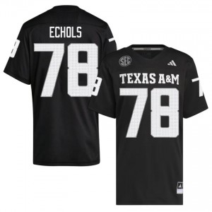Texas A&M Coen Echols #78 Black Jersey | Exclusive Stitched College Football Men Apparel 79641508