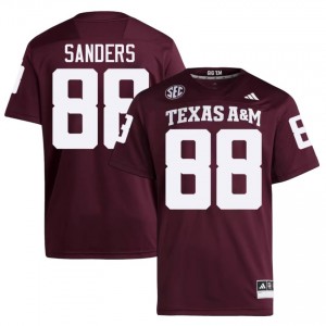Texas A&M DJ Sanders #88 Maroon Jersey | Premium Stitched NCAA Football Men Apparel 52326019