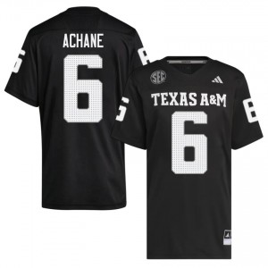 Limited De'Von Achane #6 Aggies Black Jersey | Men High School Football Stitched Fan Gear 84011942