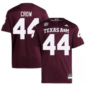 Maroon John David Crow #44 Texas A&M Jersey | Men High School Football Fresh Stitched 70291517