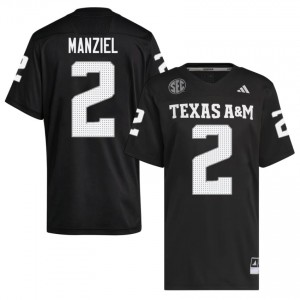 #2 Johnny Manziel TAMU Black Jersey | Essential Stitched Men NCAA Football Gear 54285560