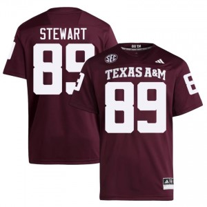 #89 Kade Stewart Aggies Maroon Jersey | Classic Stitched Men Player Football Gear 93640426