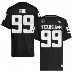 Black Landon Rink #99 TAMU Jersey | Men Player Football Elite Stitched 68377816