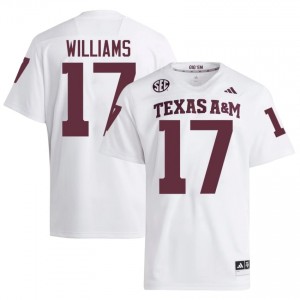 Madden Williams #17 Texas A&M Aggies Jersey | Gameday White College Football Men Embroidery 56147050