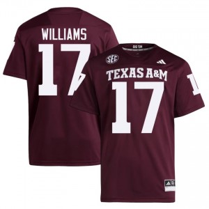 Texas A&M Madden Williams #17 Maroon Jersey | Premium Stitched NCAA Football Men Apparel 87187880