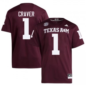 Texas A&M Mario Craver #1 Maroon Jersey | Premium Stitched NCAA Football Men Apparel 70147685