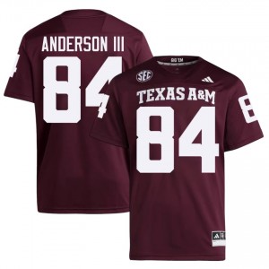 Texas A&M Richie Anderson III #84 Maroon Jersey | Exclusive Stitched College Football Men Apparel 78625467