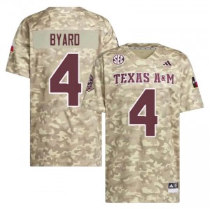 Tawfiq Byard #4 Texas Aggies Jersey | Elite Thread Beige University Football Men Embroidery 14568611