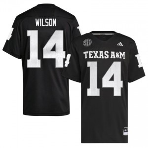 Aggies Tylan Wilson #14 Black Jersey | Pro-Grade Stitched College Football Men Apparel 27741198