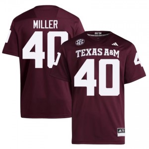 #40 Von Miller Aggies Maroon Jersey | Elite Stitched Men Player Football Gear 73003404