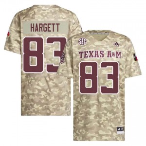 Beige Will Hargett #83 Texas Aggies Jersey | Men Player Football Alumni Embroidery 74378036