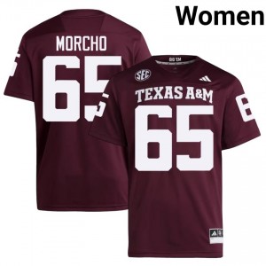 Maroon Avery Morcho #65 Texas A&M Aggies Jersey | Women High School Football Limited Embroidery 36169749