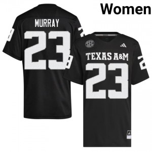 Black DD Murray #23 Texas A&M Aggies Jersey | Women Player Football Classic Embroidery 33909957