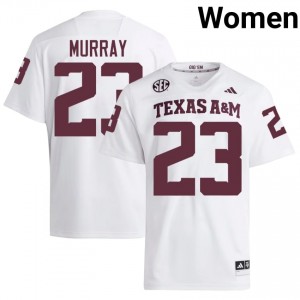 DD Murray #23 Aggies Jersey | Gameday White College Football Women Stitch 66980111