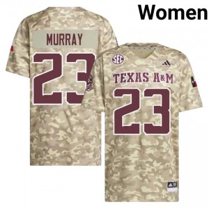 DeDe Murray #23 Aggies Jersey | Officially Licensed Beige University Football Women Stitch 63270835