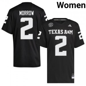 Black Jamarion Morrow #2 Texas A&M Aggies Jersey | Women Player Football Classic Embroidery 22320993