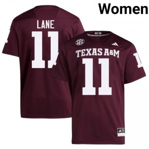 #11 Jorvorskie Lane Texas A&M Aggies Maroon Jersey | Classic Embroidery Women Player Football Gear 99830945