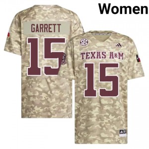 Myles Garrett #15 Texas Aggies Jersey | Officially Licensed Beige University Football Women Stitch 20916047