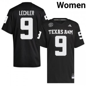 Texas A&M Aggies Shane Lechler #9 Black Jersey | Exclusive Embroidery College Football Women Apparel 57904647