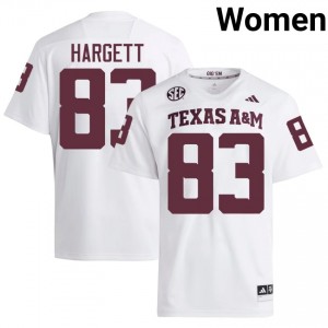 White Will Hargett #83 12th Man Jersey | Women High School Football Licensed Stitch 15985605