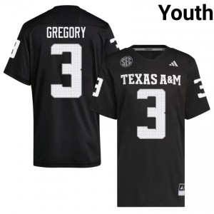 Black Aaron Gregory #3 54th Man Jersey | Youth Player Football Classic Swen 80983379