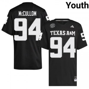 #94 Angelo McCullom 110th Man Black Jersey | Essential Swen Youth NCAA Football Gear 69702904