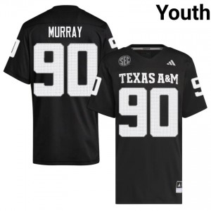 Fresh Asher Murray #90 108th Man Black Jersey | Youth High School Football Swen Fan Gear 22649109