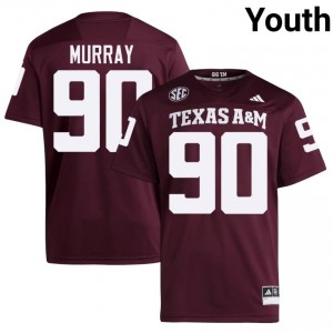 #90 Asher Murray Texas Aggies Maroon Jersey | Elite Swen Youth Player Football Gear 45719507