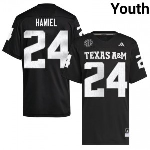 Black Camren Hamiel #24 Texas Aggies Jersey | Youth Player Football Classic Swen 63112725
