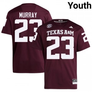 Maroon DD Murray #23 12th Man Jersey | Youth High School Football Limited Swen 65193646