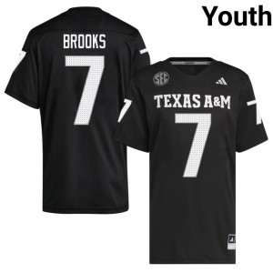 Black Dalton Brooks #7 84th Man Jersey | Youth Player Football Elite Swen 63700067