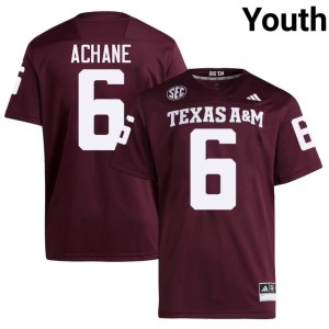 De'Von Achane #6 Aggies Jersey | Exclusive Maroon College Football Youth Swen 44356324