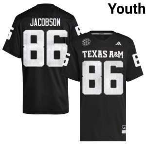 Black Evan Jacobson #86 Aggies Jersey | Youth Player Football Classic Swen 43963534