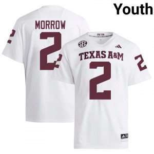 Jamarion Morrow #2 Aggies Jersey | Iconic White College Football Youth Stitched 95132134