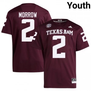 Texas Aggies Jamarion Morrow #2 Maroon Jersey | Essential Swen NCAA Football Youth Apparel 23902061