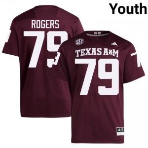 12th Man Lamont Rogers #79 Maroon Jersey | Essential Swen NCAA Football Youth Apparel 16928543