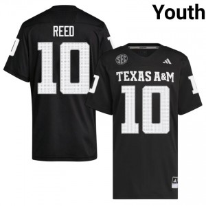 Fresh Marcel Reed #10 Texas Aggies Black Jersey | Youth High School Football Swen Fan Gear 15218166