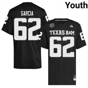 Fresh Marcus Garcia #62 Texas Aggies Black Jersey | Youth High School Football Swen Fan Gear 63402997
