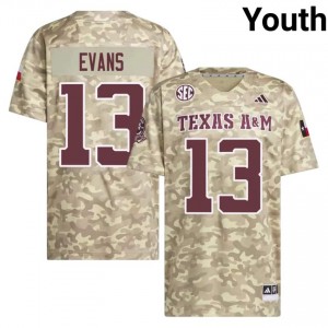 Texas A&M Mike Evans #13 Beige Jersey | Gameday Stitched College Football Youth Apparel 75969718