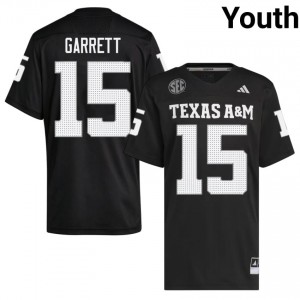Black Myles Garrett #15 Aggies Jersey | Youth Player Football Elite Swen 71561113