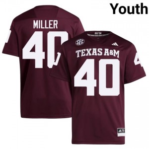 Aggies Von Miller #40 Maroon Jersey | Premium Swen NCAA Football Youth Apparel 62171364