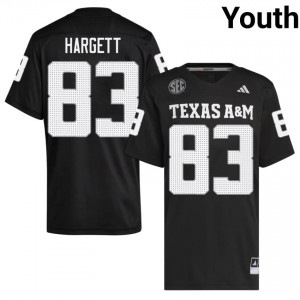 Black Will Hargett #83 Texas Aggies Jersey | Youth Player Football Elite Swen 61512023